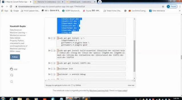 Converting Python Kivy to Android APK using Google Colab - Смотреть ...