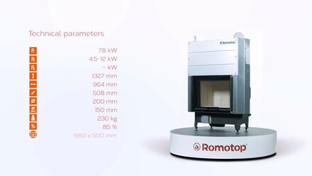 ROMOTOP HEAT 2g L 66 50 01(Чехия) - Камин ГО | www.kamin-go.ru