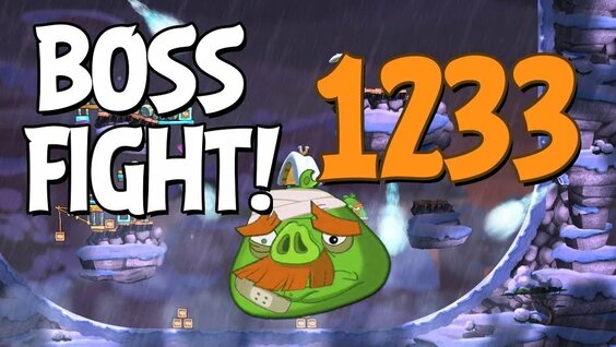 Angry Birds 2 Boss Fight 176! Foreman Pig Level 1233 Walkthrough - iOS