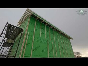 Монтаж мембраны в каркасном доме. Каркасные дома Строй Профи Рязань