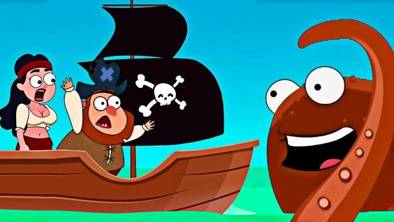 Игра Save The Pirate обзор, прохождение и реакция на русском.  Прими участие в приключениях пирата.  За тобой выбор что он будет делать!