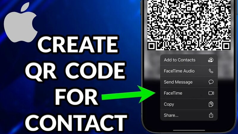 How To Create QR Code For Contact iPhone - Смотреть онлайн в поиске ...