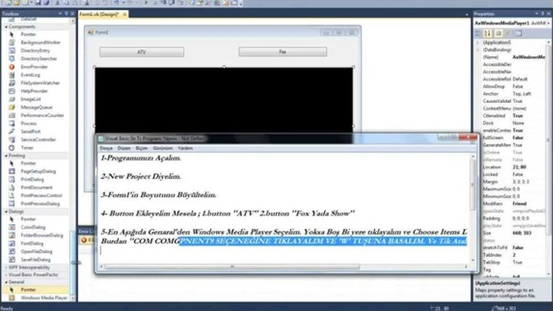 Visual Basic İle TV Programı Yapımı - Yandex Video aramada çevrimiçi izle