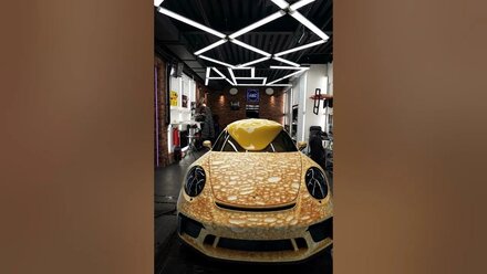 Доброе утро и приятного аппетита! #детейлинг #оклейкаавто #пленкадляавто #porsche #shorts