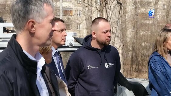 Ветеран СВО проводит встречи с земляками — Видео от Телеканал "Восточный экспресс"