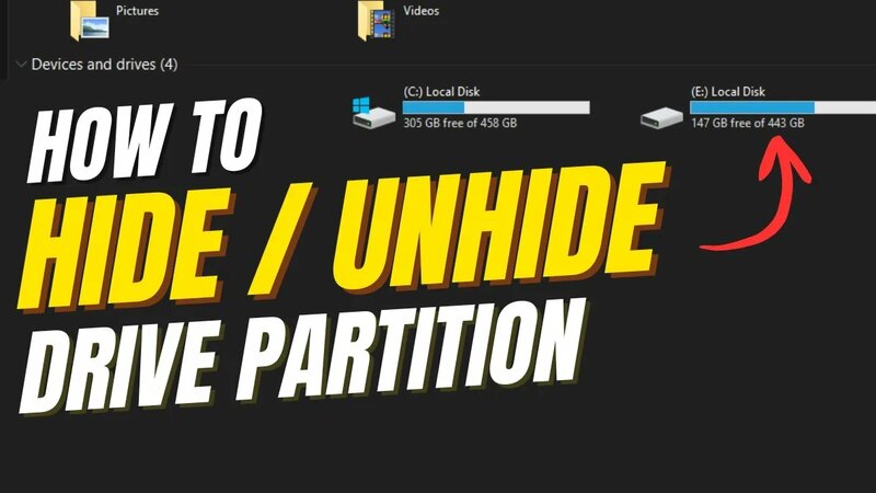 How to Hide or Unhide Partition in Windows 10/11 | Easy Disk Management ...