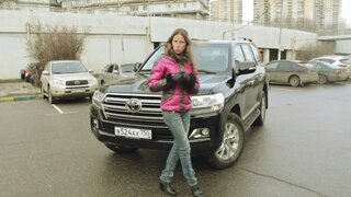 Toyota Land Cruiser/Тойота Ленд Крузер обновленный.  Красиво сняли) Лиса Рулит.
