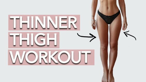 15 MIN THIGH WORKOUT (No Equipment) - Tone & Tighten Inner and Outer Thighs  