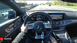 2024 Mercedes-AMG GT 63 S 4 Door Coupe Test Drive | POV Autobahn