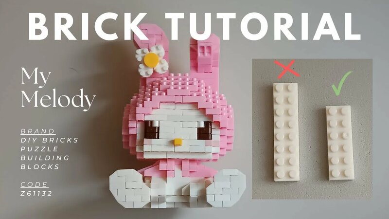 How to Build My Melody (Sitting) | DIY Bricks Puzzle Building Blocks ...