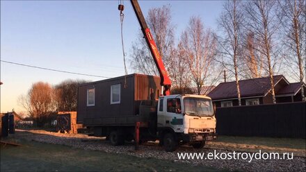 Блок контейнер - Бытовка 6х2.4 м. №8016 Экостройдом