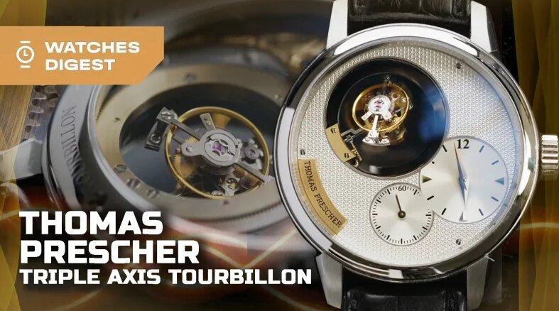 Часы за полмиллиона долларов: Thomas Prescher Triple Axis Tourbillon ...