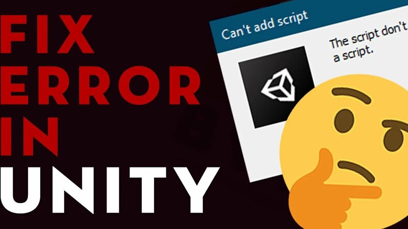 How to fix errors in unity: Can't Add Script - Смотреть онлайн в поиске ...