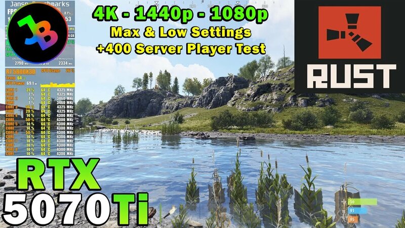 RUST 2025 | RTX 5070 Ti | Ryzen 7 5800x3d | | 4K - 1440p - 1080p | Max ...