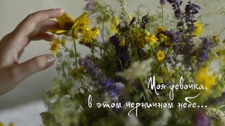 Моя девочка, в этом черничном небе...