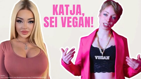 Militante veganerin nackt