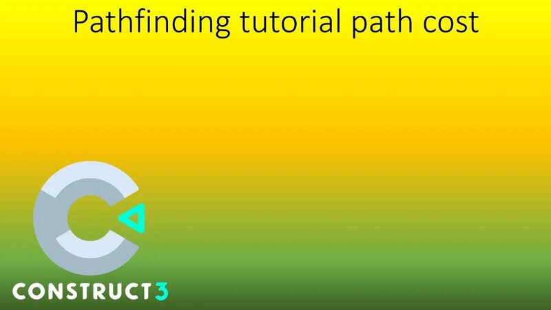Construct 3 tutorial part 17 (pathfinding tutorial path cost ...