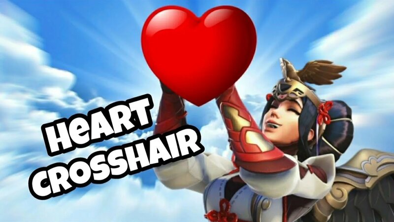 Mercy Heart Crosshair Tutorial | Best Crosshair For Mercy #overwatch2 # ...