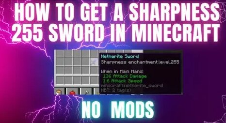 How To Get A Sharpness 255 Sword In Minecraft (Java ONLY) - Yandex ...