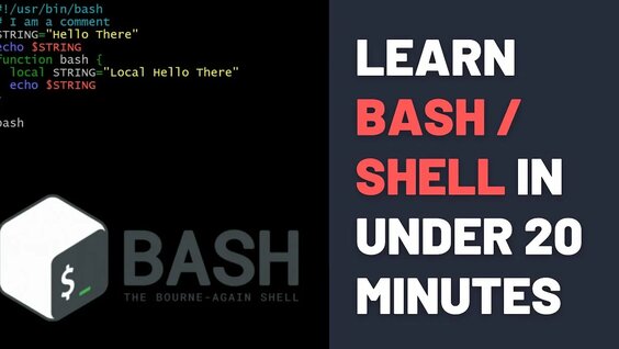 Bash Shell Scripting Tutorial For Beginners - Bash Basics in 20 Minutes ...