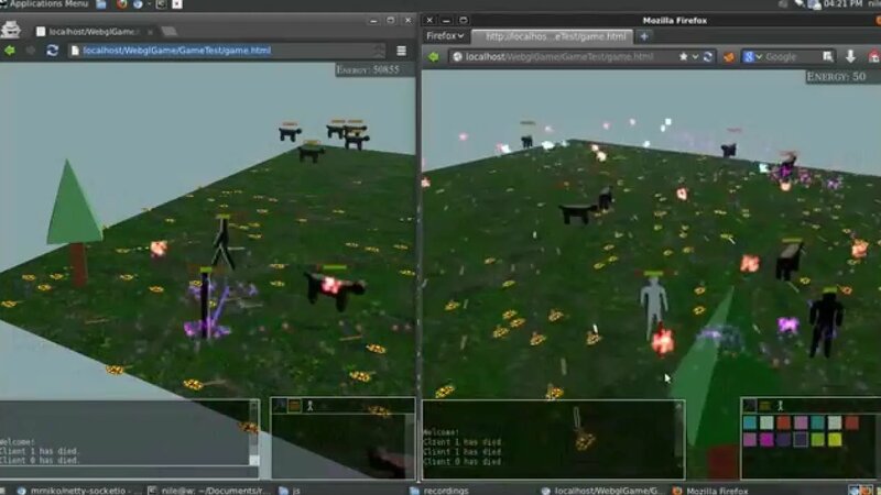 Multiplayer WebGL game demo 2 - Yandex Video aramada çevrimiçi izle