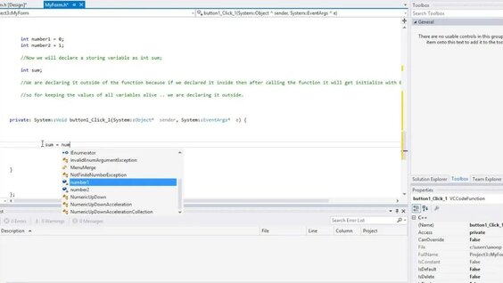 Button and Label C++ Tutorial using Visual Studio - Смотреть онлайн в ...