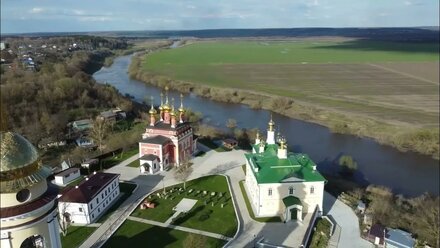 Тульская область: Белёв с высоты птичьего полёта.