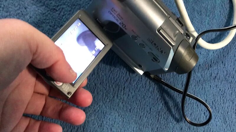 This is my Sony DCR-Hc19e MiniDv Camcorder is working fine with my ...