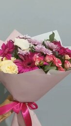Яркий букет микс, идеально подходит на 1 сентября #букеты #1сентября