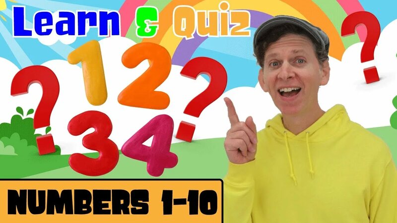 Numbers 1-10 Vocabulary For Kids | Learn and Quiz with Matt - Смотреть ...