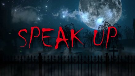 Speak Up Halloween заставка футаж мероприятия