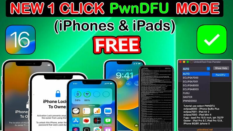 Enter PwnDfu Mode on iOS 16/15 on iPhone/iPad iPwnDfu On MacOS/Windows ...