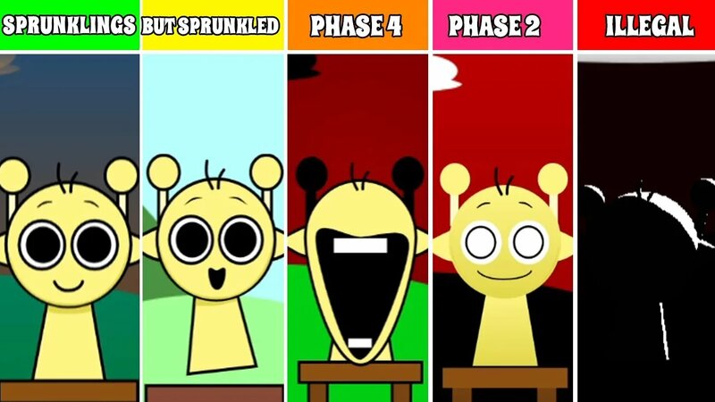 Every Sprunklings Character Voice! All New Mod Versions Comparison ...