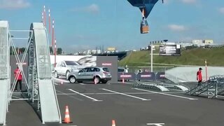 Haval H8 Тест-драйв геометрическая проходимость (ММАС-2014)