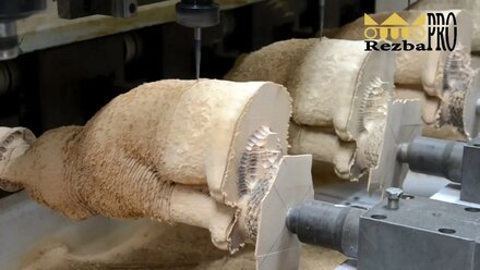 Вырезаем скульптуру кошки на четырех осевом станке с ЧПУ