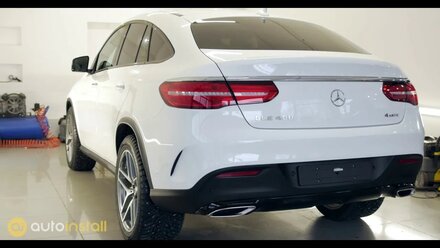 Mercedes GLE 400 Полировка и нанесение нанокерамики ServFaces от компании Autoinstall