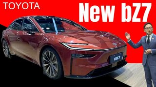 Представлен Toyota bZ7: новый электрический седан с технологиями Huawei