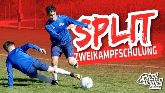 Fussballtraining: Split - Zweikampfschulung - Taktik — Видео от Футбол тренировочные процессы, Т...