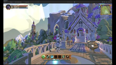 MMORPG — Mitherian. Обновлённый интерфейс для отдельных зон древних миров.