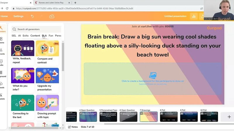 Creating a lesson in Curipod - Смотреть онлайн в поиске Яндекса по Видео