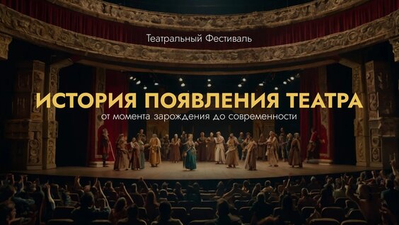 Краткая история появления театра | Вадим Кривошеев | Театральный Фестиваль — Видео от ...