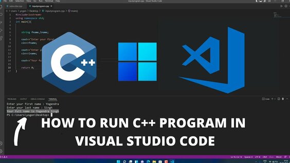 How to Run C++ in Visual Studio Code on Windows 11 2022 Best Code ...
