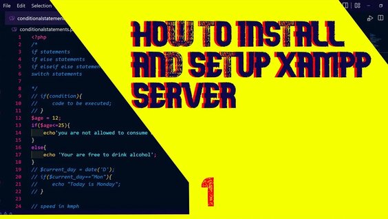 PHP Programming Language Tutorial | How to install Xampp server on ...