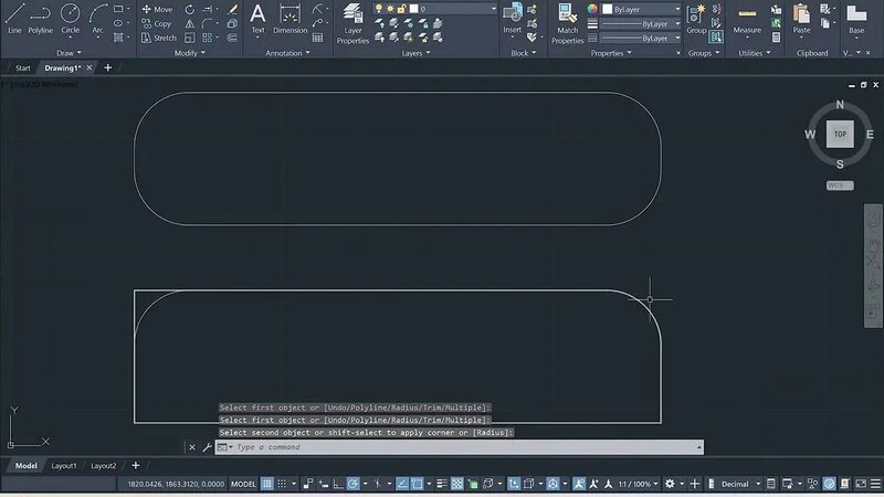 Fillet Yuvarlatma Komutu - Autocad Dersleri - Yandex Video aramada ...
