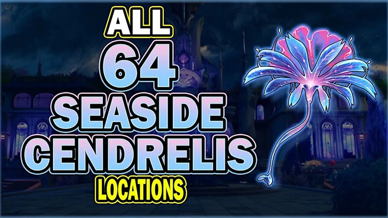 All 64 Seaside Cendrelis Locations - Cantarella Level-Up Material ...