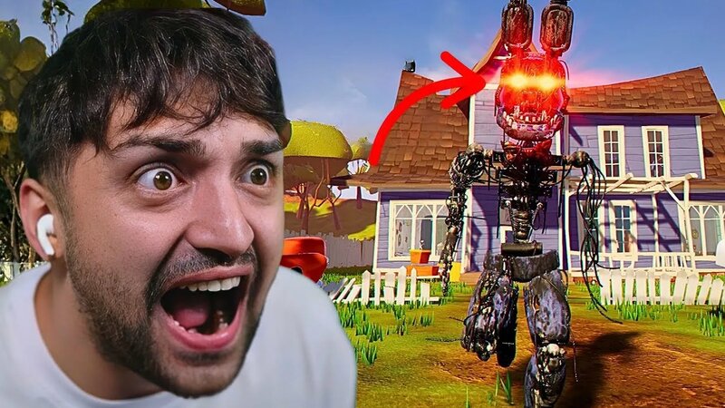 MY EVIL Neighborhood CAN'T TAKE HIS EYES OFF ME! (Hello Neighbor Bonnie ...