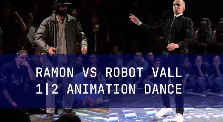 Ramon vs Robot Vall 1|2 animation dance Back to the future battle 2021 ...