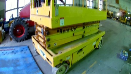Рабочий день, обслуживание Haulotte H12SX, часть 2