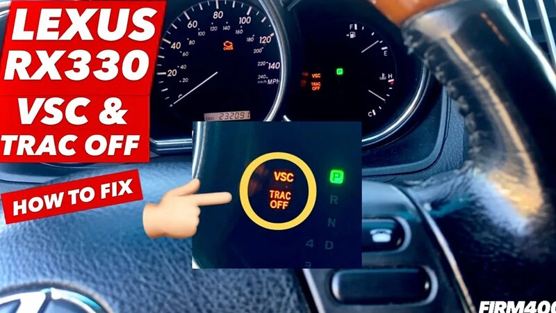 How to fix & reset VSC and trac off lights on lexus Rx330 - Смотреть ...