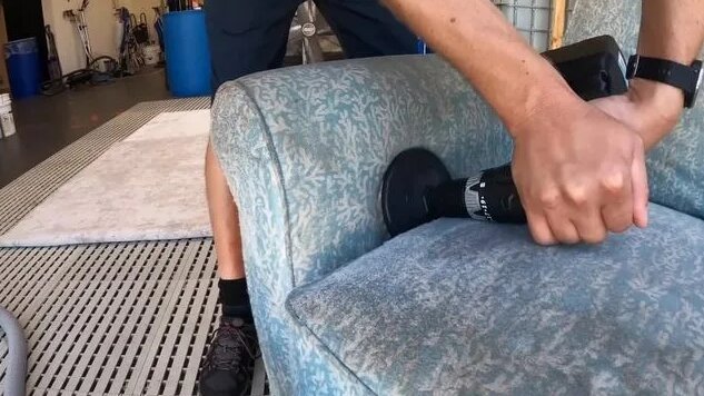 Heavily Soiled Recliner Chair gets DEEP Cleaning || Dirtiest Chair Ever ...